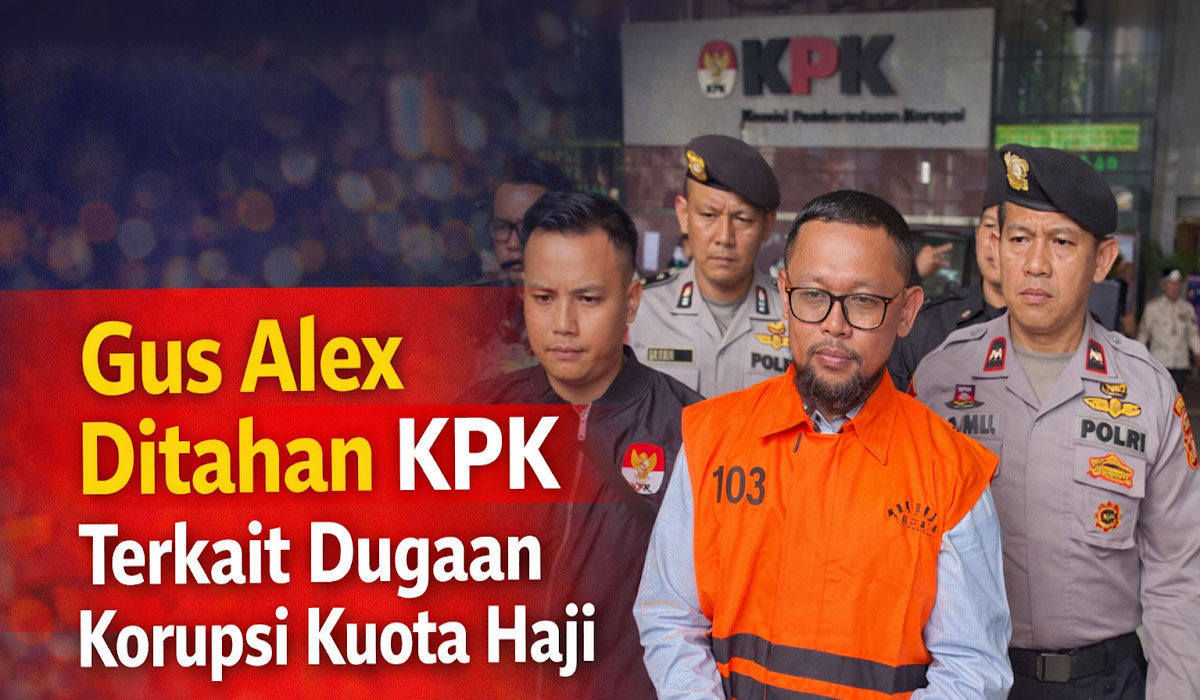 Panas! Gus Alex Kenakan Rompi Tahanan KPK, Kasus Kuota Haji Kembali Viral